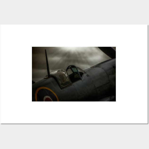 Reconnaissance Spitfire Cockpit Wall Art by Nigdaw